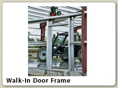 custom walk-in door framing